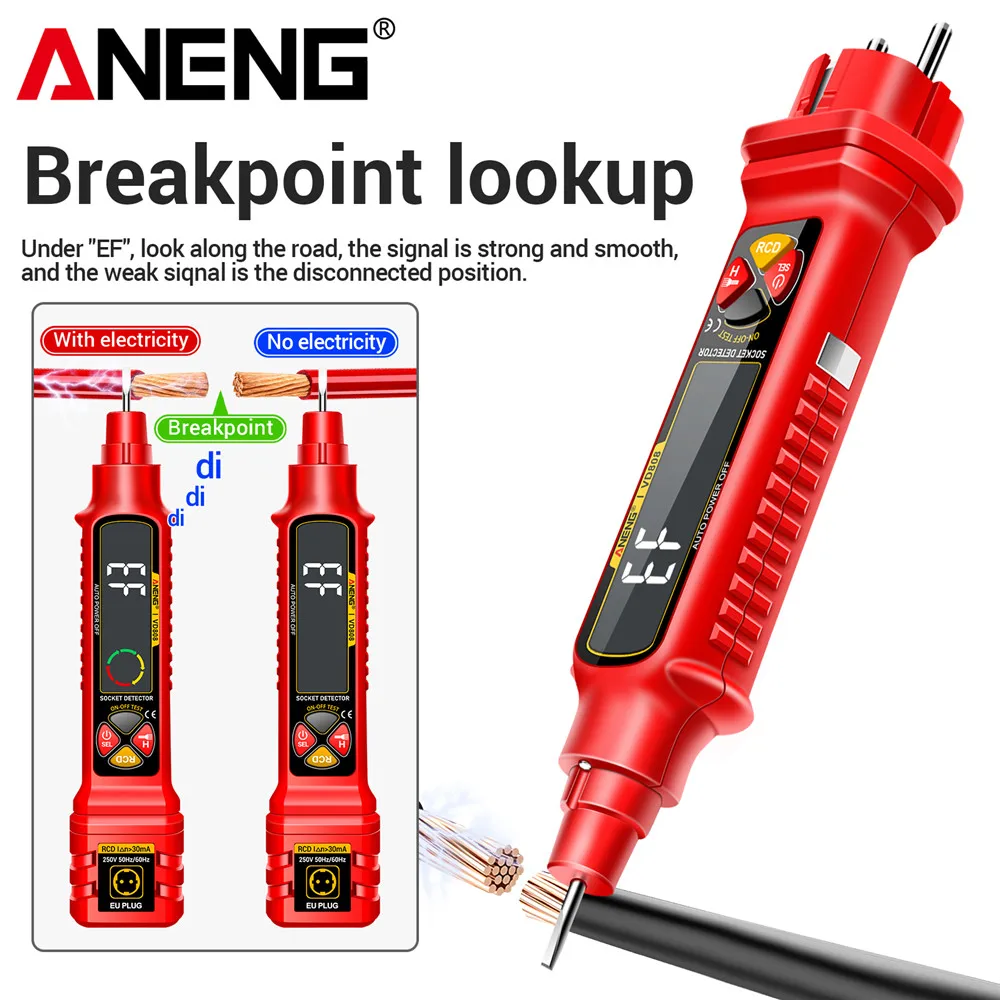Circuit Breaker Finder - Przenośny inteligentny tester dla elektryków, tester