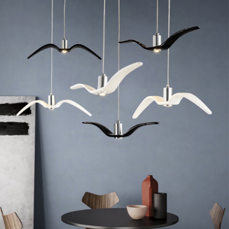Home Improvement Background - Nordycka Kreatywna Lampa Wisząca z Żywicy