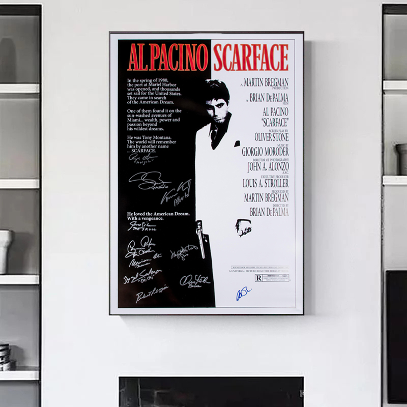 Plakat z filmu Scarface, obraz – Wall Texture Spray recenzja i cena