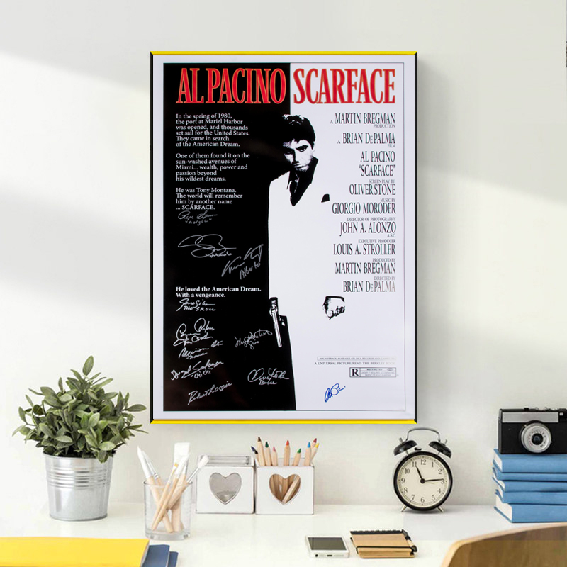 Plakat z filmu Scarface, obraz – Wall Texture Spray recenzja i cena