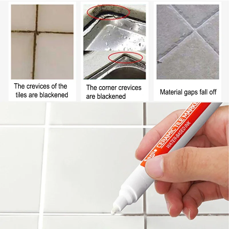 12-kolorowy biały wodoodporny  – Tile Grout Repair recenzja i cena