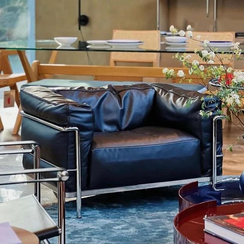 Serwis, czarna luksusowa sofa, – Home Improvement And Services recenzja i cena